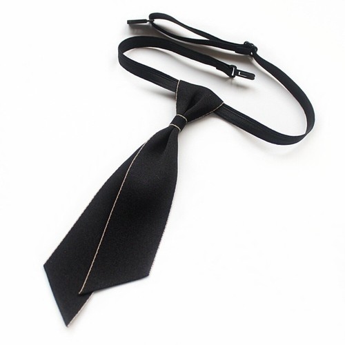 Solid Color Neck Tie Simple Slim Collar Flower Women Men Formal Wear Accessory - Picture 10 of 11