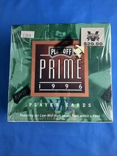 1996 PLAYOFF Prime Factory-Sealed Hobby Box,  Harrison, Moulds & George RCs