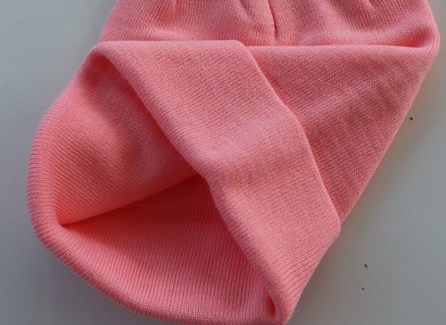 NIKE SWOOSH JUST DO IT STRETCH KNIT BEANIE HAT CORAL DA1997-697 YOUTH GIRLS BOYS - Picture 9 of 12