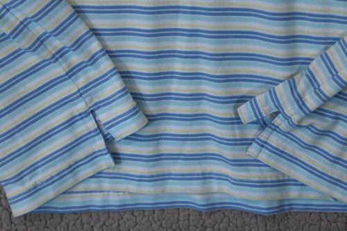 Peter Millar Seaside Polo Golf Shirt Herren XL blau gelb gestreift Bay Stretch - Bild 11 von 20