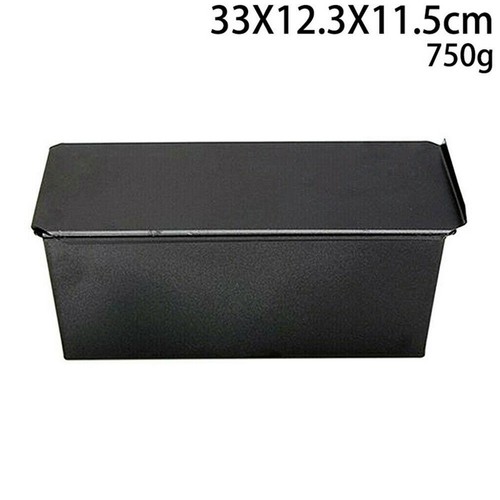 450-1000g Rectangle Non-stick Toast Bread Baking Mold Loaf Tin Pan With Lid AU - Picture 11 of 12