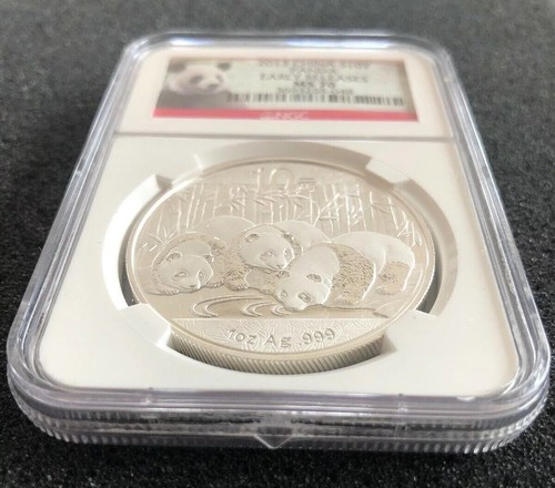 New 2013 Chinese Silver Panda 1oz Early Releases NGC MS70 - Low Number - Picture 6 of 6