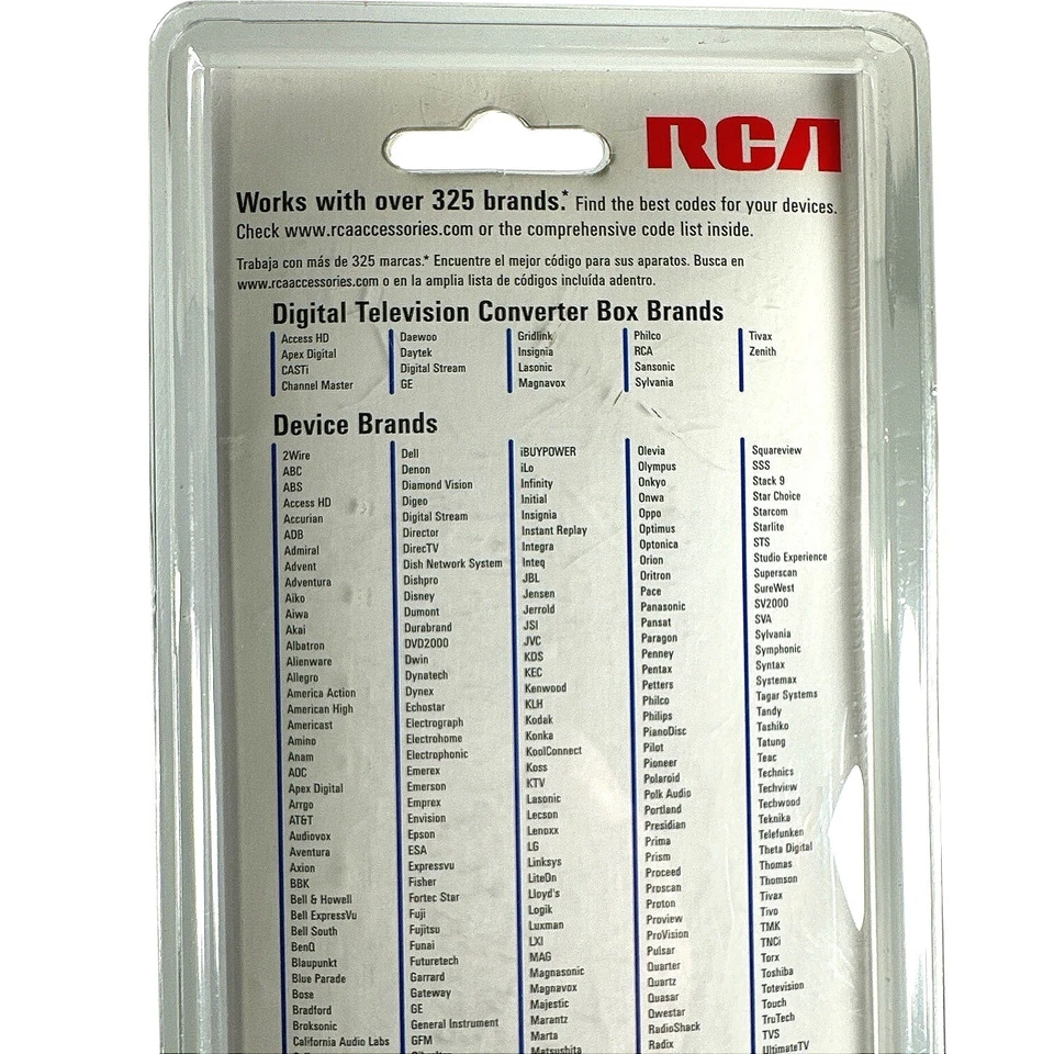 RCA Universal Remote Control 4 Devices Big Button TV DVD CBL SAT AUX RCR4258N - Image 3 of 4