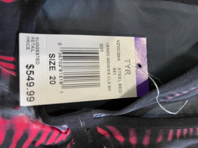 traje de baño TYR VENZO GENESIS Talla 20 Foto 3 de 4