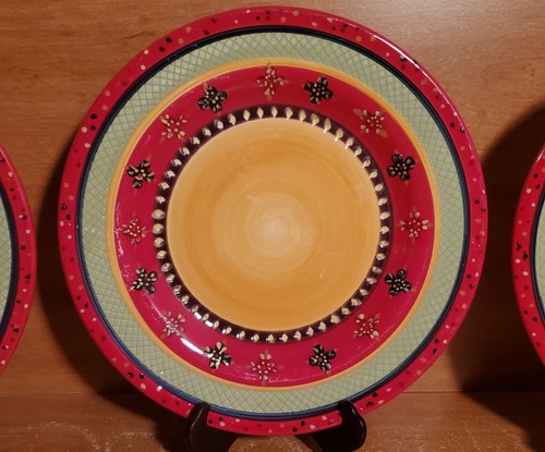 Tabletops CORSICA RUMBA Dinner plate set of 3, 11 1/8" - Picture 5 of 12