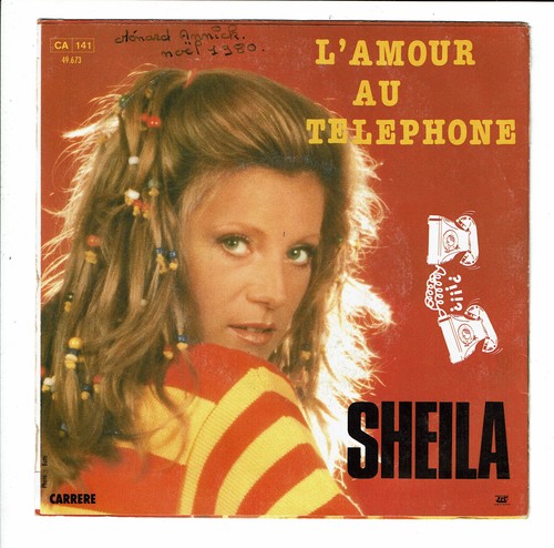 SHEILA Vinyle 45T 7" PILOTE SUR LES ONDES - L'AMOUR AU TELEPHONE - CARRERE 49673 - Picture 3 of 3