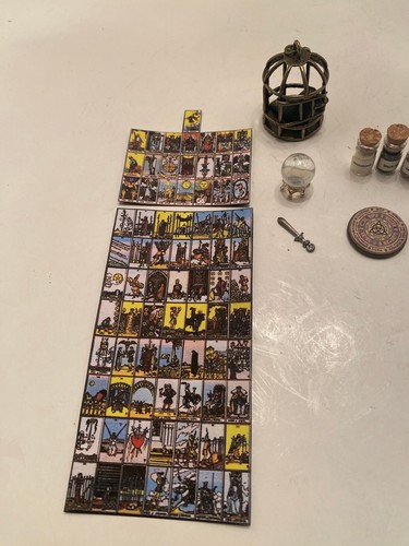 Puppenhaus Miniatur Hexe Heidnisch Apotheker Kräuter Zubehör Trank Zauber Alter - Bild 2 von 7