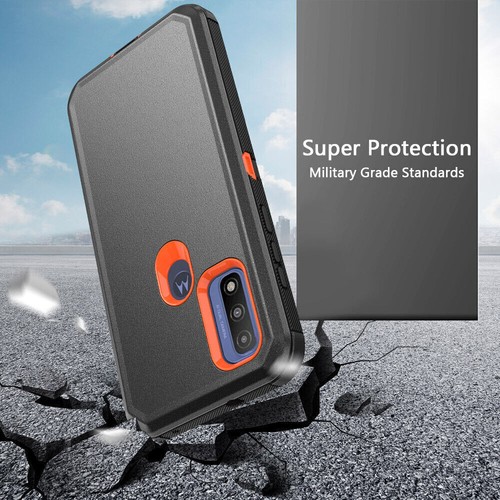 Per Motorola Moto G Pure 2021/G Power 2022 Custodia Armatura Antiurto + Clip Cintura - Foto 30 di 42