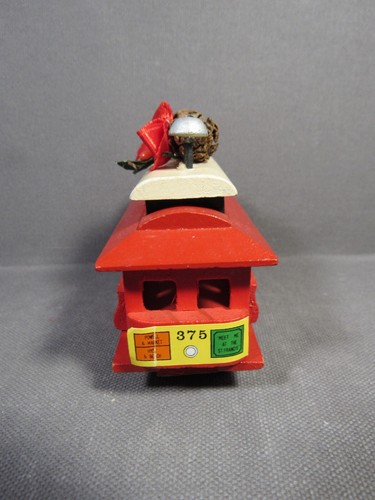 Vintage Wooden Christmas Ornament San Francisco Cable Car 3.5" x 2.5" - Picture 4 of 8