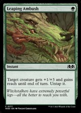 NM Leaping Ambush, MTG, Wilds of Eldraine, Magic the Gathering, 177