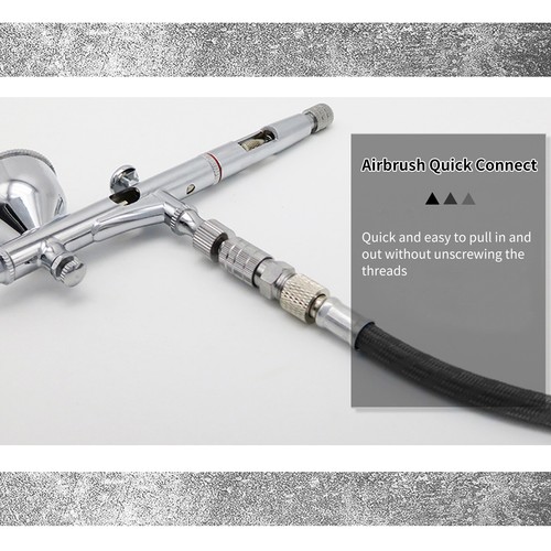 1/8 Airbrush Schnelladapter Trennen Entriegelung Kupplung Stecker für Air Brush - Bild 5 von 10