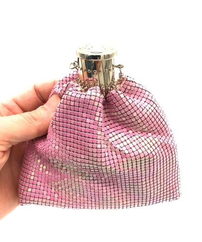 Vintage clutch metal mesh evening purse for Cocktail Party Prom Wedding Banquet - Picture 23 of 38