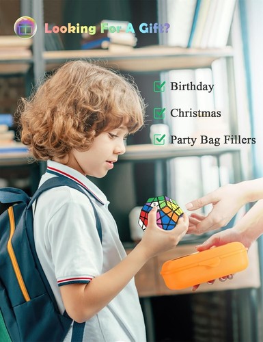 12 Sided QiYi Megaminx QiHeng Speed Cube Magic Twist 3D Puzzle Brain Teaser - Picture 4 of 12