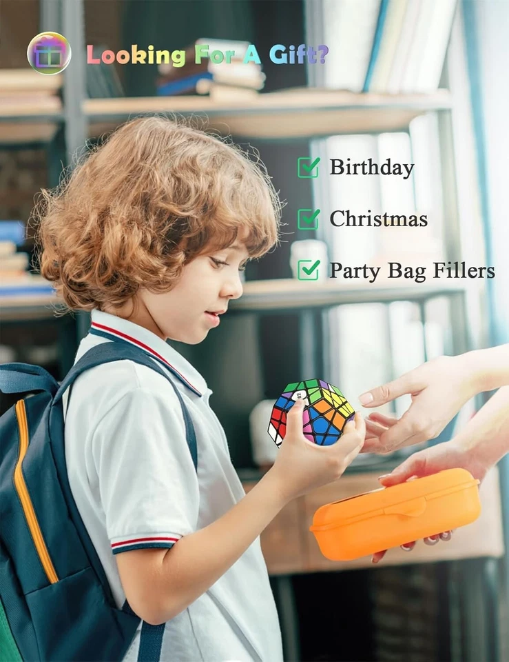 12 Sided QiYi Megaminx QiHeng Speed Cube Magic Twist 3D Puzzle Brain Teaser - Image 4 of 4