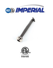 Imperial 1184 OPEN BURNER-REAR VENTURI ONLY (18 IN. LENGTH) CAST