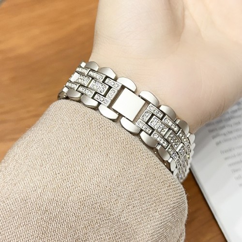 Elegant Bling Diamond Band Metal Strap For iWatch Series 10 9 8 7 SE 6 5 4 Ultra - Picture 9 of 21