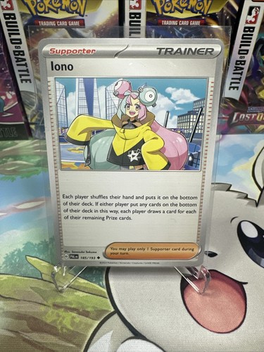 Pokémon TCG Iono Scarlet & Violet - Paldea Evolved 185/193 Regular Uncommon - Picture 1 of 1