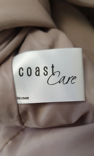 Coast Dress Size 10 Oyster Beige Champagne Wedding Party Races Stretch - Picture 8 of 9