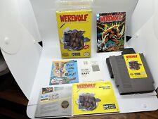 Werewolf Nintendo NES Complete CIB W/ All Inserts And Rare Comic