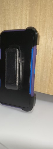 MXX iPhone SE 3. Gen Hülle Blau Lila Jelly Case Displayschutzfolie - Bild 8 von 11