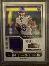 2023 Panini Contenders - Rookie Ticket Swatches #TS16 Jaren Hall (MEM, RC)