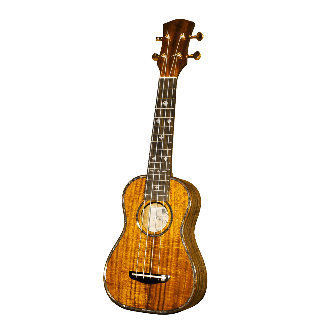 Kaka'ako Acacia Ukulele - K2 Soprano - Flamed Acacia - Proper Final Setup Kaka'ako Acacia Ukulele - K2 Soprano - Flamed Acacia - Proper Final Setup