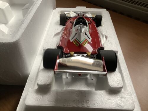 Hot Wheels Elite Niki Louda Ferrari 312 T2 Monaco GP 1976 1:18 Diecast Model Car - Picture 6 of 7