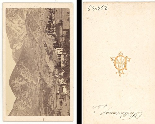 Fallavoux Panorama Isere Old CDV Photo 1870 - Picture 2 of 2
