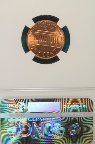 1978-P NGC MS65 RED Lincoln Memorial Cent!! #A6971 - Picture 2 of 2