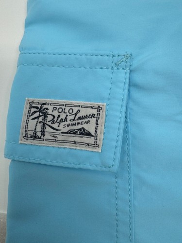 NWOT Polo Ralph Lauren Boys Swim Shorts/Trunks Light Blue Sz 8/Sm O8 - Picture 4 of 6