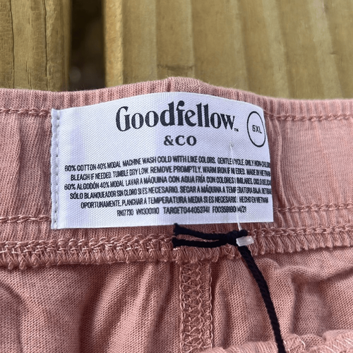 Pantalones cortos para dormir Goodfellow talla 5XL rosa pijama - Imagen 5 de 6