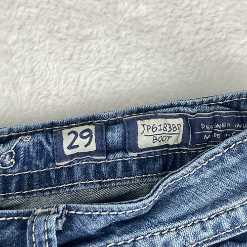 Pantalones de mezclilla Miss Me Bootcut para mujer azul lavado medio talla 29 (dobladillo) - Imagen 3 de 18