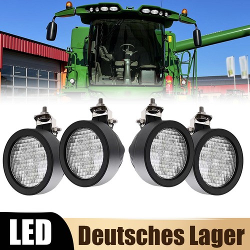 4PCS 40W LED Flut Arbeitslicht Für John Deere Tractor Combine Forage Harvester - Bild 1 von 11