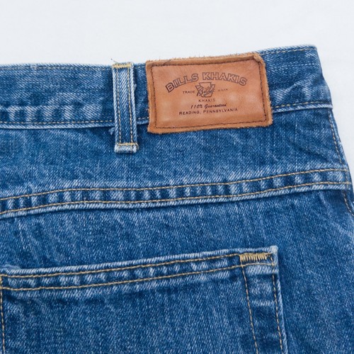 Bills Khakis Jean Men 40x26 Tinted Indigo 5-Pocket Standard Made in USA 5S32-VWD - Picture 14 of 14