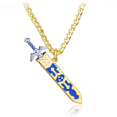 Zelda Necklace The Legend Of 24 Link Chain Removable Master Sword Pendant - Legend Of Zelda 2nd Pendant Zelda Necklace The Legend Of 24 Link Chain Removable Master Sword Pendant - Legend Of Zelda 2nd Pendant