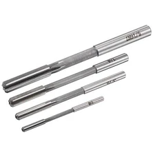 4pcs Chucking Reamer H7 Accuracy HSS 6 Straight Flutes 1/8" 3/16" 1/4" 5/16"