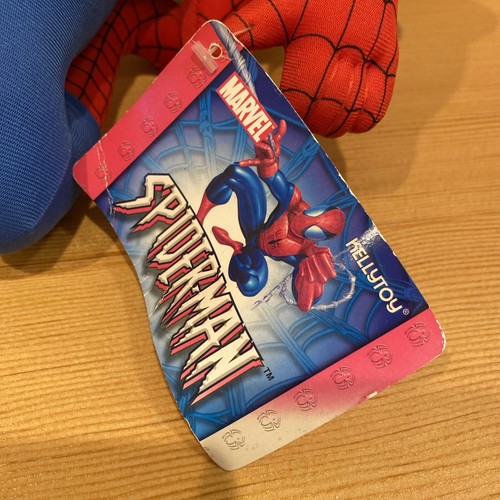 Vintage 2004 Marvel Super Hero Spider Man Soft Stuffed Plush Toy Kelly Toys - Picture 3 of 10