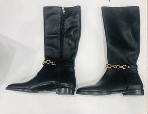 burberry rain boots black