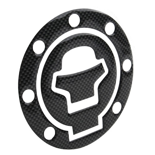 Fit 97-03 GSXR-600/750/1000 Carbon fiber Gas Tank Fuel Cap Cover Protector Pad - Picture 6 of 8