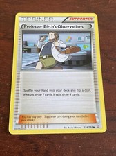 Pokémon TCG Professor Birch's Observations Primal Clash 134/160 Uncommon B9079