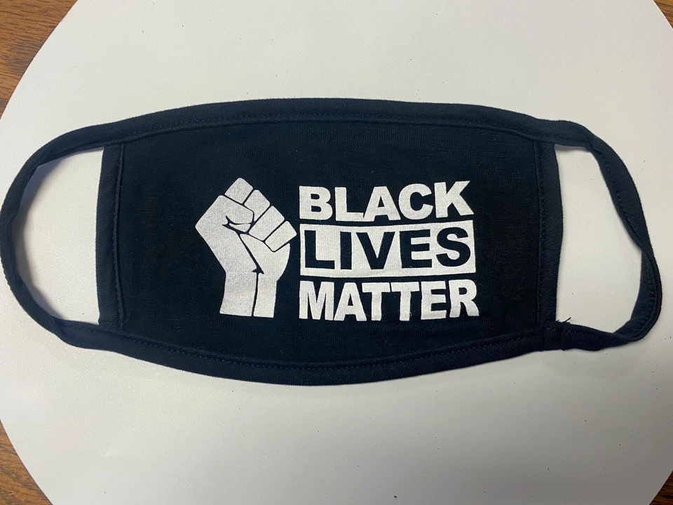 15 2 PACK Black Lives Matter Face Mask - BLM Justice for Cloth Masks 30 Total - Image 2 of 2