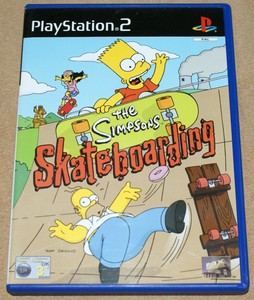 Los Simpsons Skateboarding Ps2 Playstation 2 Juego Con ...