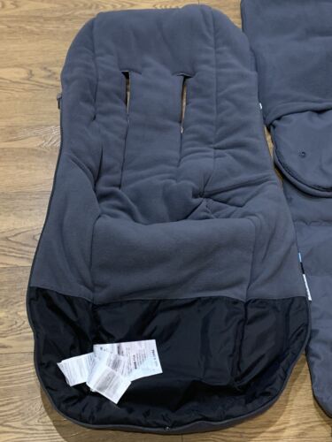 Bugaboo Hochleistungs Fußsack Cosytoes DUNKELGRAU grau 2 abnehmbare Bezüge - Bild 6 von 9