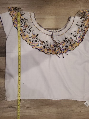 HUIPIL Hecho En Guatemala Vintage Tejido a Mano Bordado GUATEMALTECO  - Imagen 1 de 2