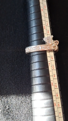 925 Sterling Silber und Zirkon Ring Konvolut 2 Gr. 6 Neu - Video 1 von 1