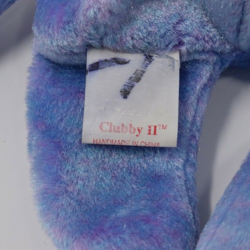 1999 Ty Clubby II Beanie Babies Collection Plush Stuffed Animal Bear Tag Vintage - Picture 7 of 8