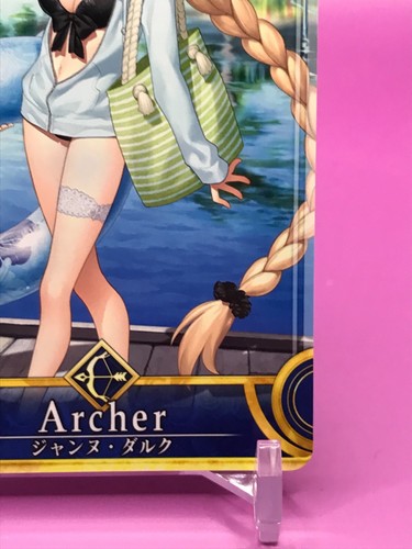 Jeanne d'Arc FGO ARCADE GAME Card TCG Fate/Grand Order TYPE-MOON JAPAN Rare F/S - Picture 5 of 12