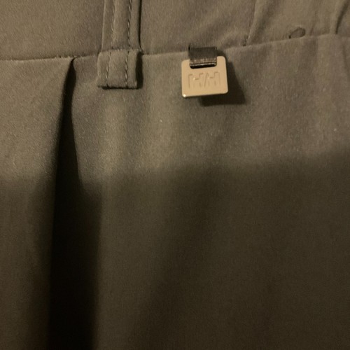 Helly Hansen Cropped Pants S Black Elastic Waist Wide Leg Pockets - Picture 3 of 7