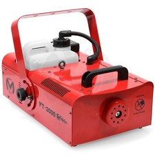 F3000 DMX Nebelmaschine rot, Funkfernbedienung FOG 3000W Nebel Rauch Feuerwehr
