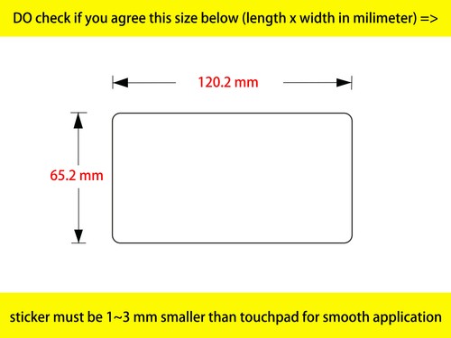 5-pack Matte black Trackpad Touchpad Decal Sticker Protector for HP 15 series - Picture 17 of 34